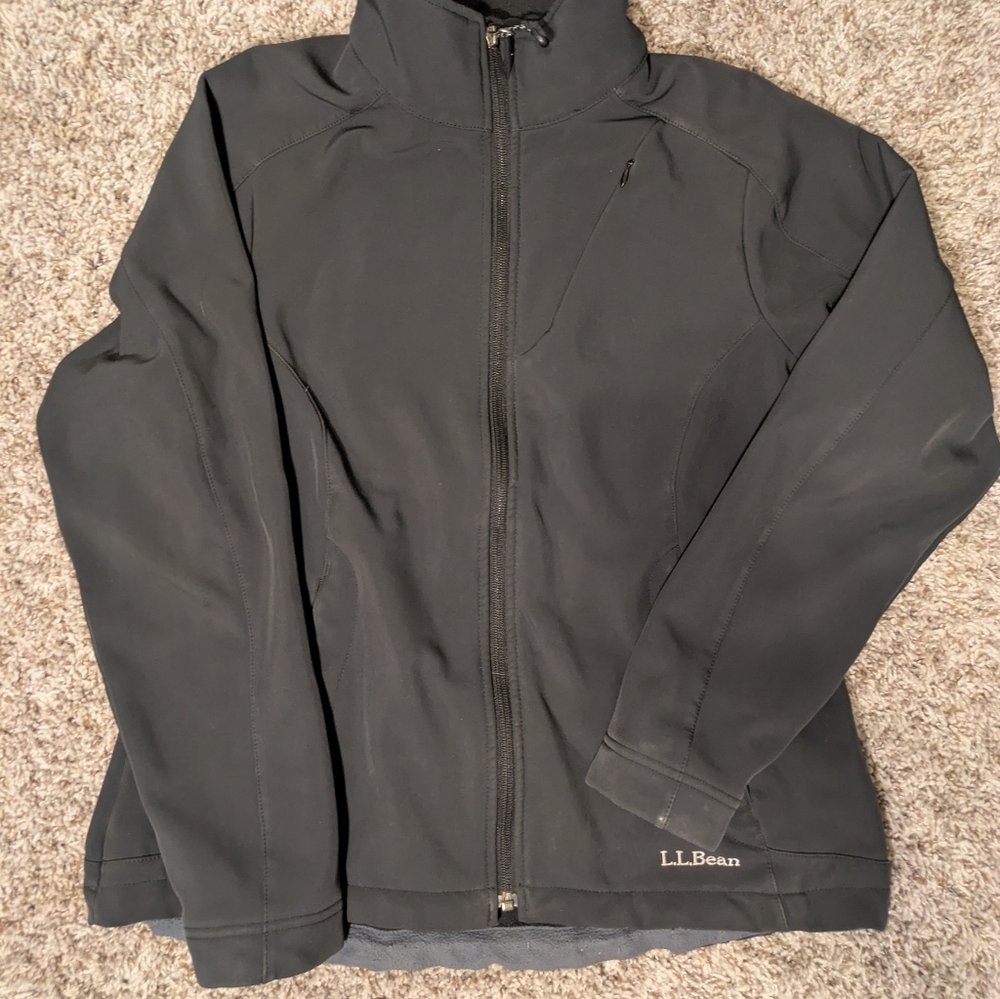 L.L.Bean Black Performance Fleece Lined Jacket